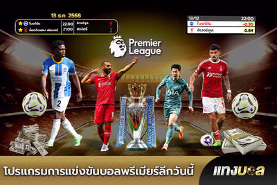 Today's Premier League football schedule